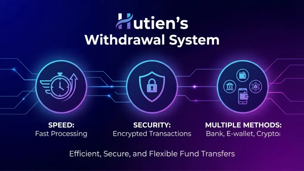 Giao diện chuyển quỹ nội bộ từ các sảnh game về ví chính tại Hutien