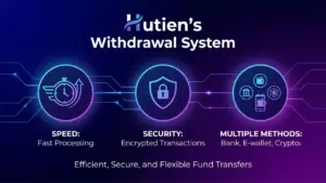 Giao diện chuyển quỹ nội bộ từ các sảnh game về ví chính tại Hutien