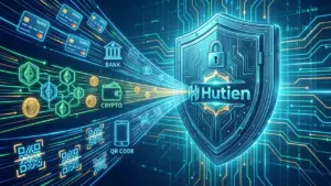 Giao diện nạp tiền Hutien với mã QR code động được hiển thị rõ ràng và sắc nét