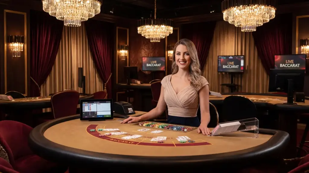 Giao diện sảnh Casino trực tuyến Hutien với danh sách các nhà cung cấp hàng đầu thế giới