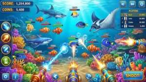 Hình ảnh đồ họa 4K sống động của rạn san hô và đàn cá rực rỡ dưới đáy biển Hutien.