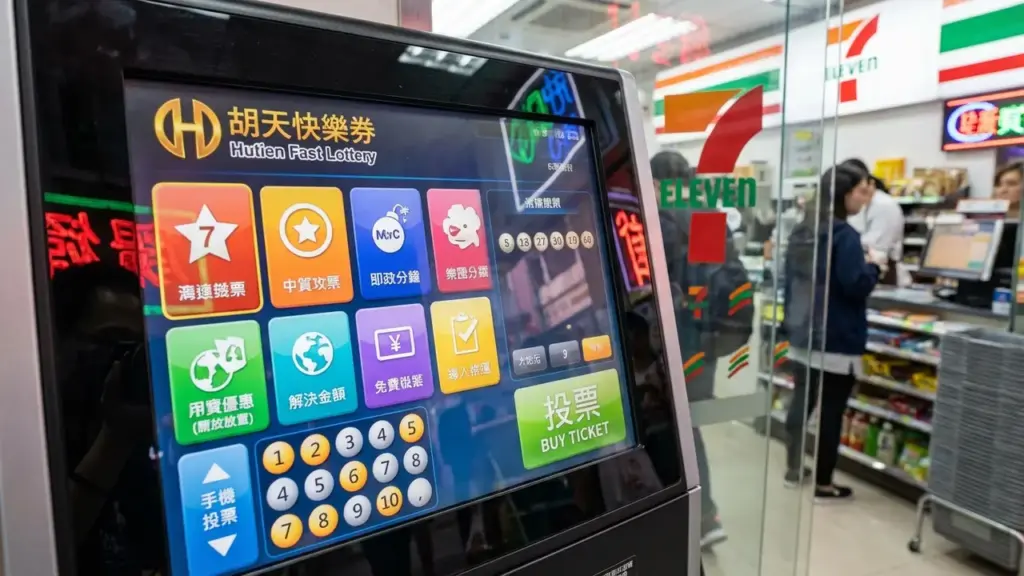 Minh họa giao diện sảnh xổ số siêu tốc Hutien với các tùy chọn kỳ quay.